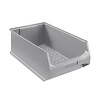Magazijnbak 500x300x200 mm stapelbaar met grijpopening PP Grijs, Nieuw Magazijnbak 500x300x200 mm stapelbaar met grijpopening PP Grijs, Nieuw