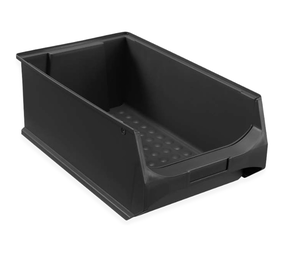 Embox Magazijnbak, 500x300x200 mm, zwart kunststof, nieuw Embox Magazijnbak, 500x300x200 mm, zwart kunststof, nieuw