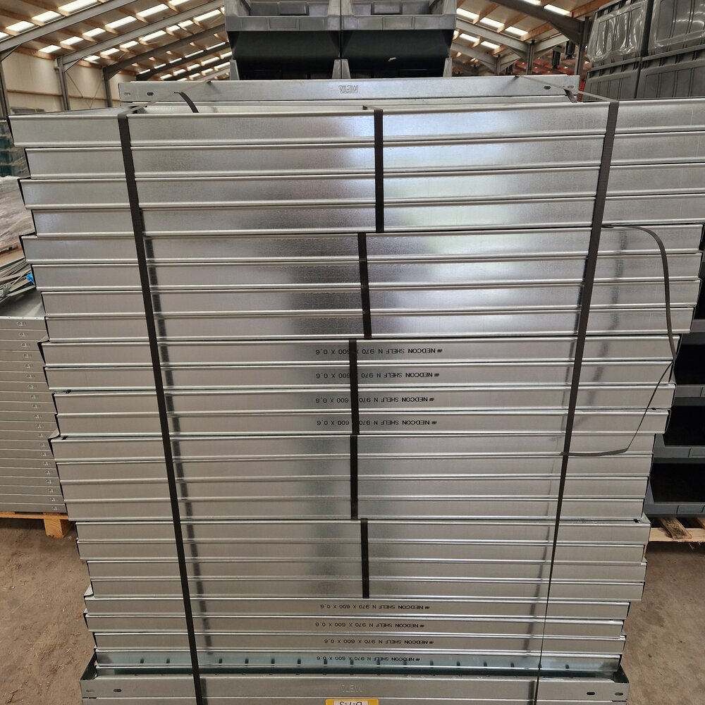 Nedcon Nedcon SF type N legbord 970x600x0,6 cm, max. 150kg, gebruikt Nedcon Nedcon SF type N legbord 970x600x0,6 cm, max. 150kg, gebruikt