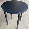 Vervoort Bijzettafel rond 45x45cm / 54cm hoog zwart, eenmalig gebruikt Vervoort Bijzettafel rond 45x45cm / 54cm hoog zwart, eenmalig gebruikt