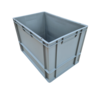 Emtrade (Nieuw) Stapelbak, 600x400x400 mm, euronorm, grijs kunststof, nieuw