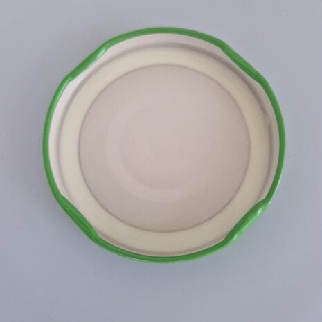 White Cap Twist-Off deksel effen groen 63mm 1440 stuks, nieuw White Cap Twist-Off deksel effen groen 63mm 1440 stuks, nieuw