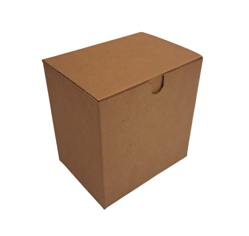 Vouwdoos 194x142x196 mm Enkelgolf Karton Bruin FEFCO 0713 Nieuw