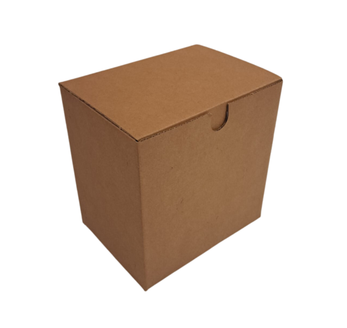 Vouwdoos 194x142x196 mm Enkelgolf Karton Bruin FEFCO 0713 Nieuw