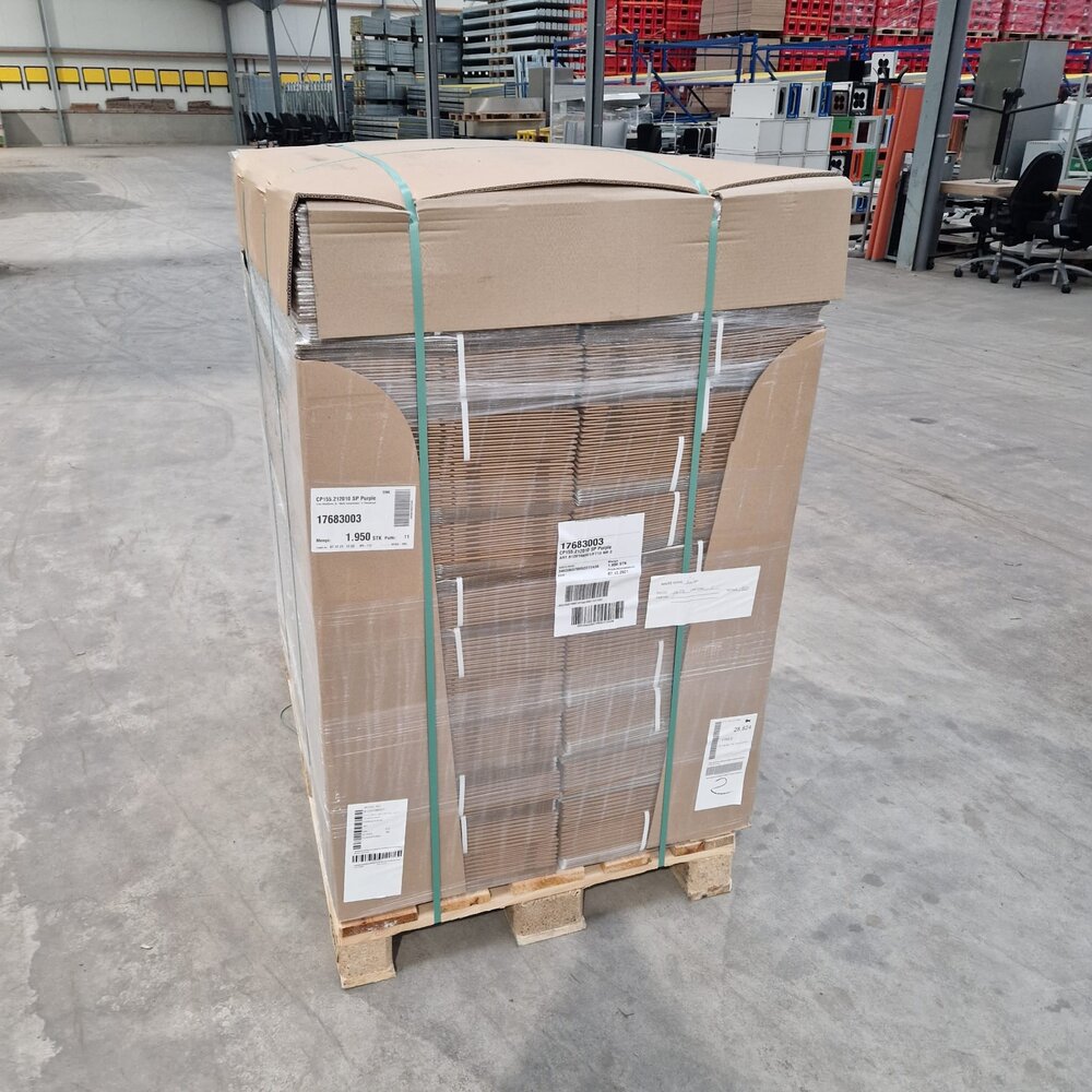Colompac Autolock Verzenddoos 384x284x210mm bruin, nieuw Colompac Autolock Verzenddoos 384x284x210mm bruin, nieuw