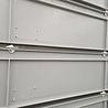 Emtrade Stapelbak met deksel, 600x400x22 mm, euronorm, grijs pp, gebruikt