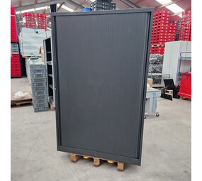 RB Roldeurkast 120x45x195 cm, antraciet, gebruikt RB Roldeurkast 120x45x195 cm, antraciet, gebruikt