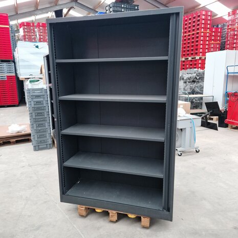 RB Roldeurkast 120x45x195 cm, antraciet, gebruikt