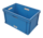 Stapelbak, 600x400x320 mm, euronorm, blauw pp, gebruikt