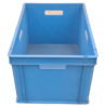 Emtrade Stapelbak, 600x400x320 mm, euronorm, blauw pp, gebruikt