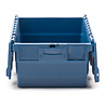 Emtrade Distributiebak 600x400x250 mm 45L Nestbaar Stapelbaar Blauw, Nieuw