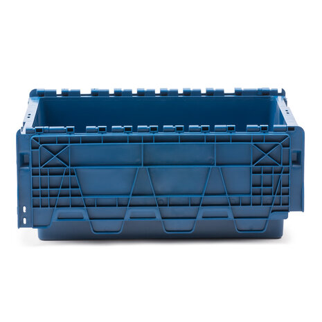 Emtrade Distributiebak 600x400x250 mm 45L Nestbaar Stapelbaar Blauw, Nieuw