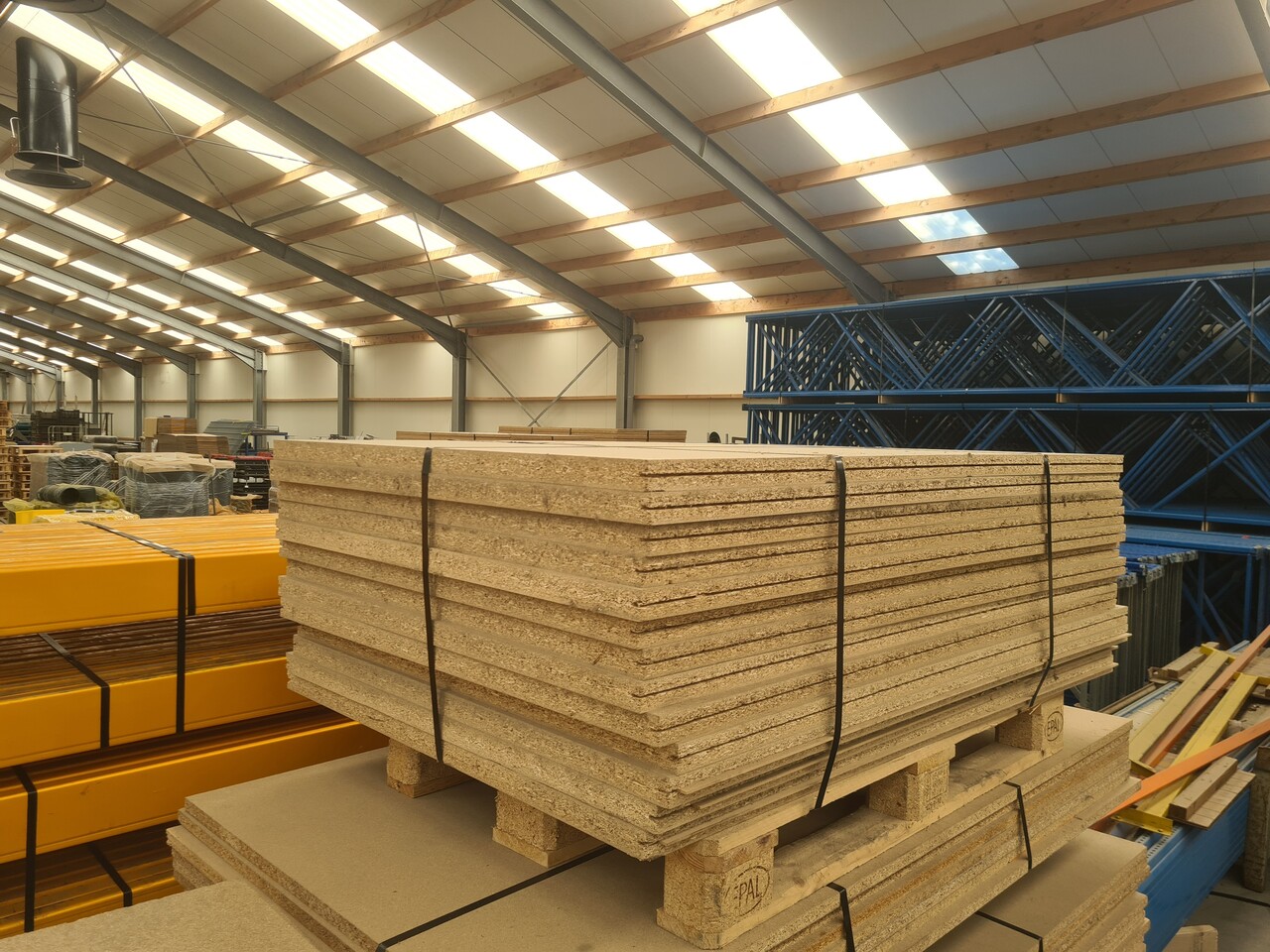 Vloerplaat delen 38mm 150x102 cm, gebruikt