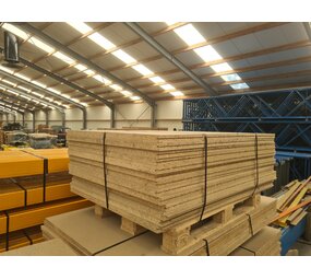 Vloerplaat delen 38mm 150x102 cm, gebruikt Vloerplaat delen 38mm 150x102 cm, gebruikt