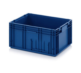 Stapelbak 600x400x280 euronorm blauw, gebruikt Stapelbak 600x400x280 euronorm blauw, gebruikt