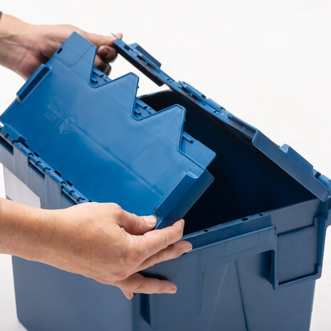 Distributiebak 400x300x320 mm 28L Nestbaar Stapelbaar Blauw, Nieuw Distributiebak 400x300x320 mm 28L Nestbaar Stapelbaar Blauw, Nieuw