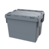 Embox Distributiebak, 400x300x320 mm, euronorm, grijs kunststof, nieuw Embox Distributiebak, 400x300x320 mm, euronorm, grijs kunststof, nieuw