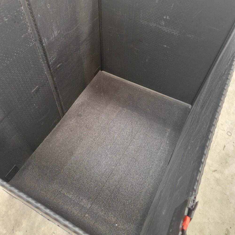 KIGA Palletbox opvouwbaar l140 x b100 x h126 cm, gebruikt