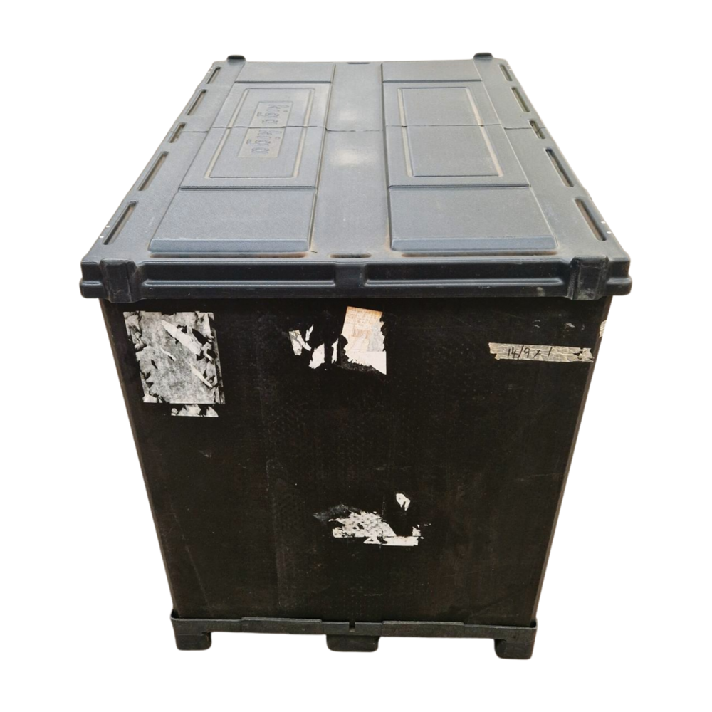 KIGA Palletbox opvouwbaar l140 x b100 x h126 cm, gebruikt