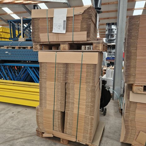 Emtrade (Nieuw) Vouwdoos 420x210x170 mm Enkelgolf Karton Bruin FEFCO 0201 Nieuw