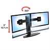 Ergotron Ergotron neo flex dual monitor standaard voor 2 schermen, gebruikt Ergotron Ergotron neo flex dual monitor standaard voor 2 schermen, gebruikt