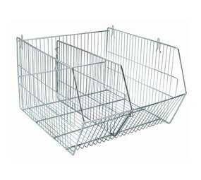 Emtrade Draadmand 63x60x35, stapelbaar, gegalvaniseerd, gebruikt Emtrade Draadmand 63x60x35, stapelbaar, gegalvaniseerd, gebruikt
