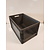 Magazijnbak, 600x400x280 mm, euronorm, grijs kunststof, nieuw