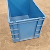 Emtrade 60x40x40 kunststof bak, blauw, PP, gesloten, vlakke bodem, gebruikt Emtrade 60x40x40 kunststof bak, blauw, PP, gesloten, vlakke bodem, gebruikt