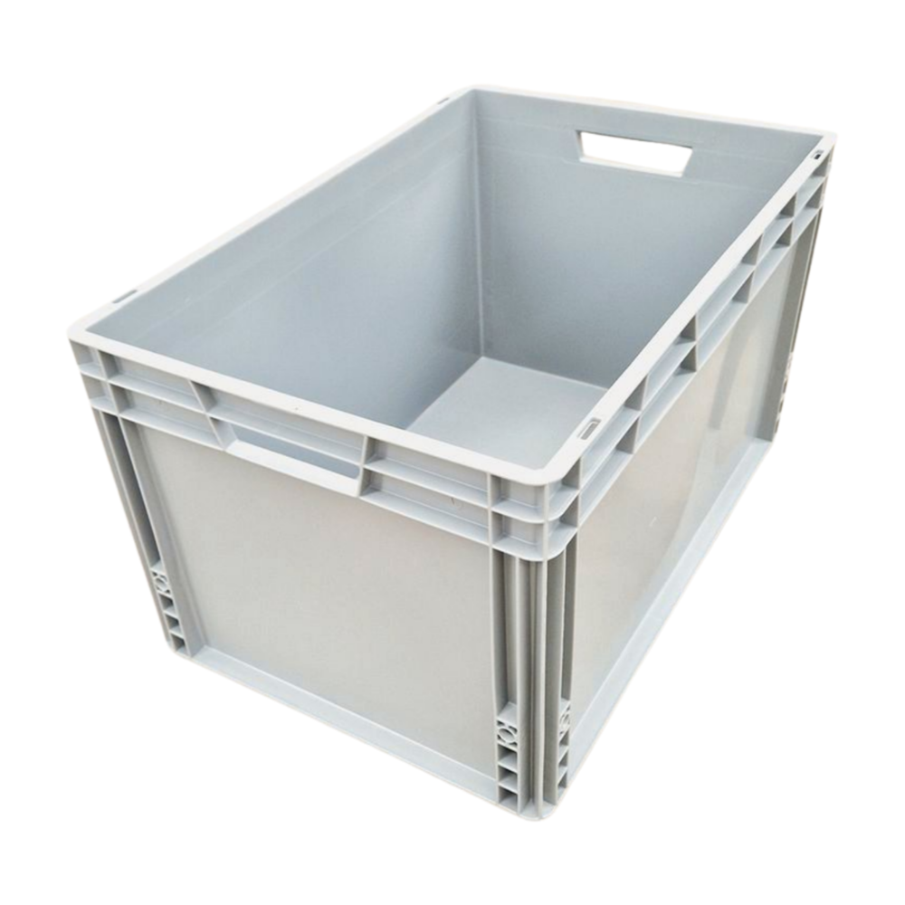 Emtrade Kunststof Bak Euronorm, 600x400x340 mm grijs, Nieuw Emtrade Kunststof Bak Euronorm, 600x400x340 mm grijs, Nieuw