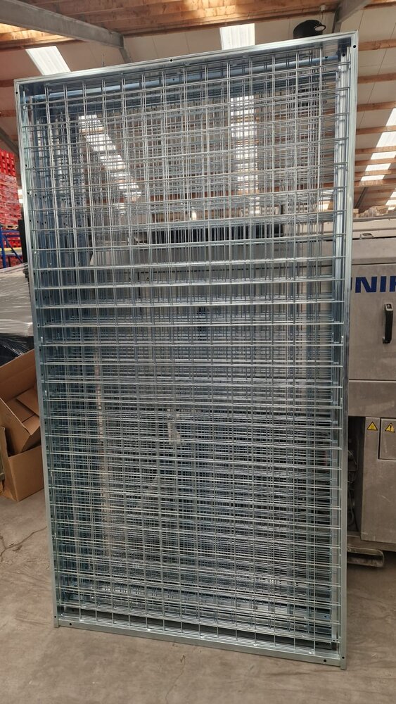 Wanzl Gaaspaneel gegalvaniseerd 1200x2200mm, 75mm maaswijdte, nieuw Wanzl Gaaspaneel gegalvaniseerd 1200x2200mm, 75mm maaswijdte, nieuw