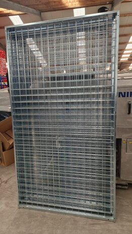 Wanzl Gaaspaneel gegalvaniseerd 1200x2200mm, 75mm maaswijdte, nieuw Wanzl Gaaspaneel gegalvaniseerd 1200x2200mm, 75mm maaswijdte, nieuw