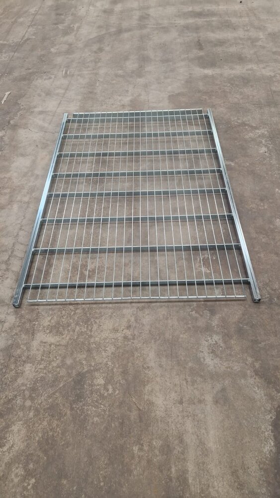Wanzl Rooster/legbord 1200x800mm, maas 30x150mm verzinkt, nieuw