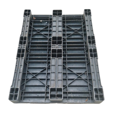 KIGA Industriële pallet 1000x1400x150 mm met permanente antislip mat, gebruikt per stuk