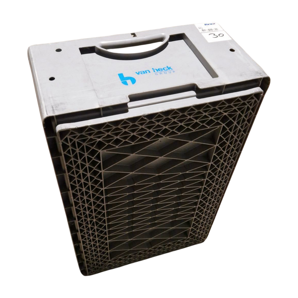 SSI Schäfer Kunststof bak 60x40x22, grijs, PP, gesloten, vlakke bodem , gebruikt SSI Schäfer Kunststof bak 60x40x22, grijs, PP, gesloten, vlakke bodem , gebruikt