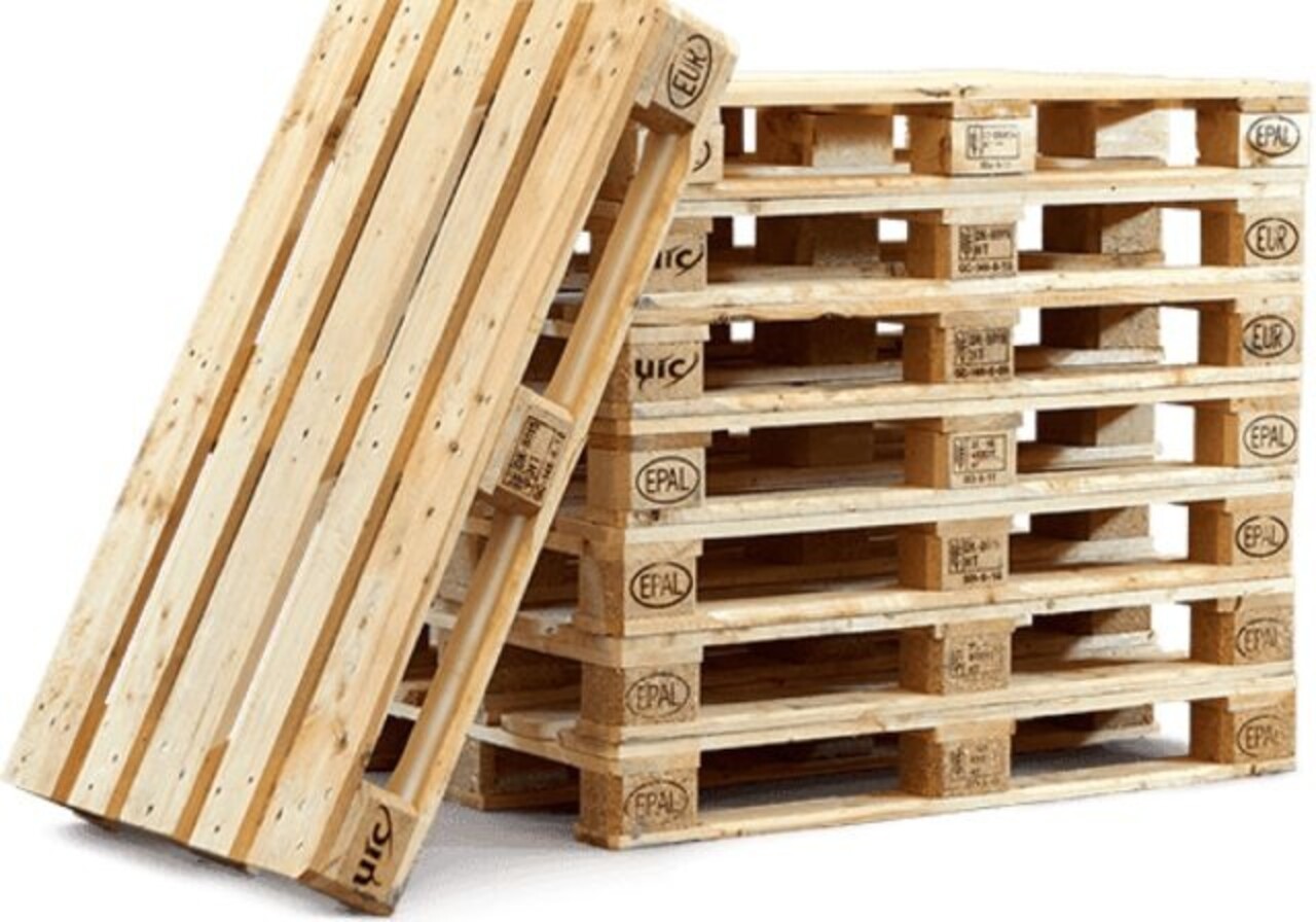 Europallet 4-weg 1200x800x150 mm 1500kg, 1e keus, gebruikt