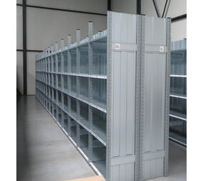 SSI Schäfer SSI Schafer R3000 Legbordstelling 2011x1300x500, 5 legborden, zijwand, gebruikt SSI Schäfer SSI Schafer R3000 Legbordstelling 2011x1300x500, 5 legborden, zijwand, gebruikt