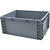 Emtrade (Nieuw) Stapelbak, 400x300x170 mm, euronorm, grijs kunststof, nieuw