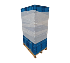 Silverline Palletaanbieding 20 stuks: Eurobak 600x400x400 blauw, gebruikt