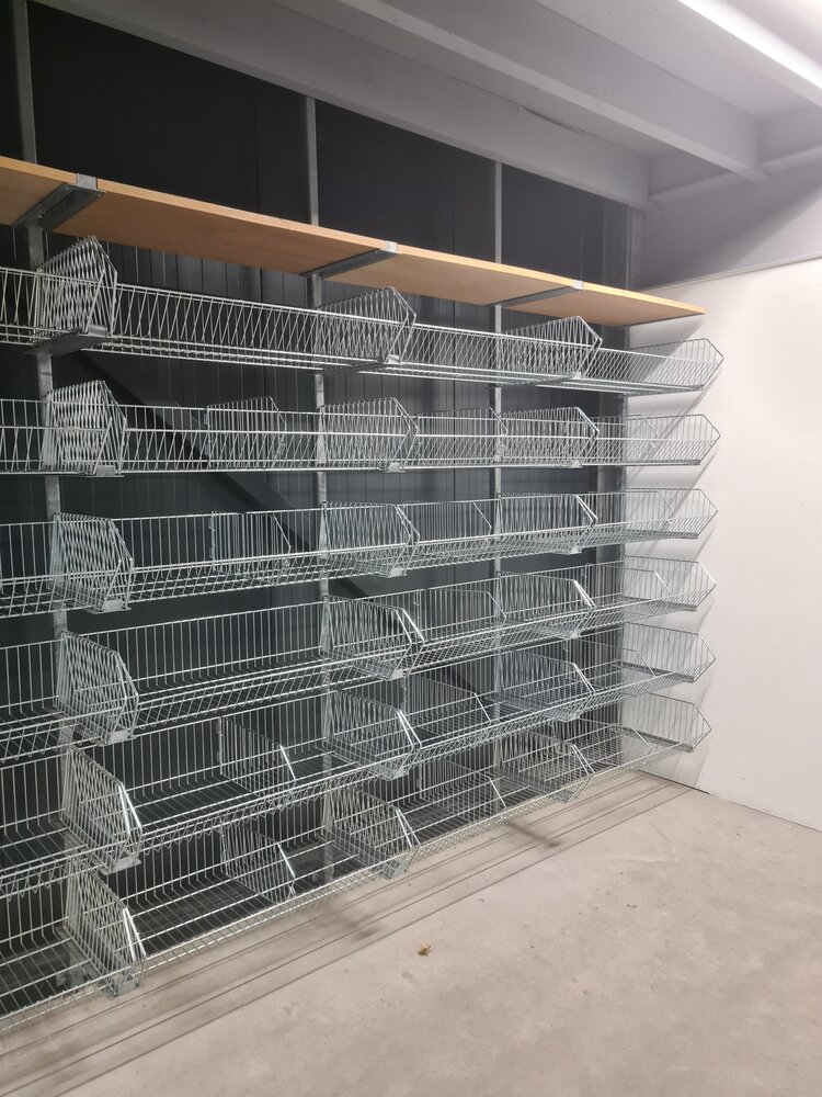 BITO Draadmand 530x986x240 mm (LxBxH) glansverzinkt, gebruikt BITO Draadmand 530x986x240 mm (LxBxH) glansverzinkt, gebruikt