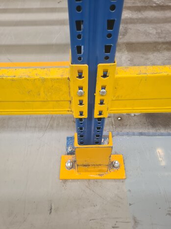 Nedcon Nedcon Palletstelling Staander 8100x1100 (100x65) mm blauw, gebruikt Nedcon Nedcon Palletstelling Staander 8100x1100 (100x65) mm blauw, gebruikt