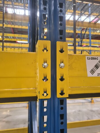 Nedcon Nedcon Palletstelling Staander 8100x1100 (100x65) mm blauw, gebruikt Nedcon Nedcon Palletstelling Staander 8100x1100 (100x65) mm blauw, gebruikt