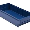 Schoeller Allibert Magazijnbak, 500x230x100 mm, blauw kunststof, gebruikt