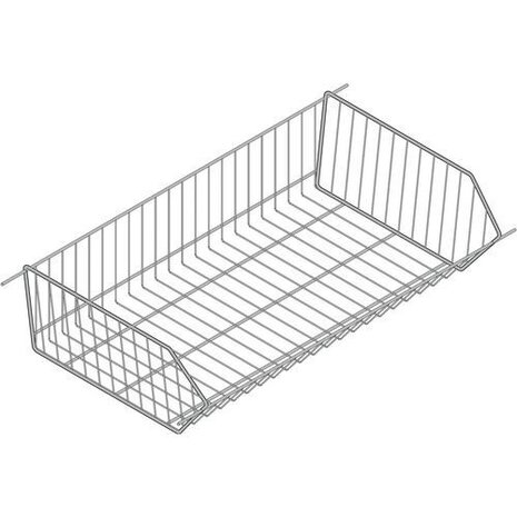 BITO Verrijdbare stelling incl. 48 draadmanden - 2350x3800x1600mm, licht gebruikt