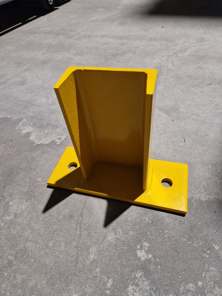 Aanrijdbeveiliging hoogte 210mm geel, gebruikt Aanrijdbeveiliging hoogte 210mm geel, gebruikt