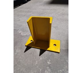 Aanrijdbeveiliging hoogte 210mm geel, gebruikt