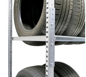 Emrack Bandenstelling H250xB100xD50, 4 niveaus, nieuw Emrack Bandenstelling H250xB100xD50, 4 niveaus, nieuw