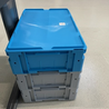 UTZ Stapelbak, 600x400x170 mm, euronorm, blauw kunststof, gebruikt