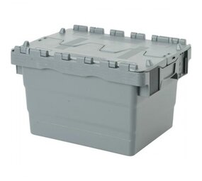 Distributiebak 400x300x250 mm Nestbaar Stapelbaar Grijs, Nieuw Distributiebak 400x300x250 mm Nestbaar Stapelbaar Grijs, Nieuw