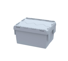 Distributiebak, 400x300x210 mm, euronorm, grijs kunststof, nieuw Distributiebak, 400x300x210 mm, euronorm, grijs kunststof, nieuw