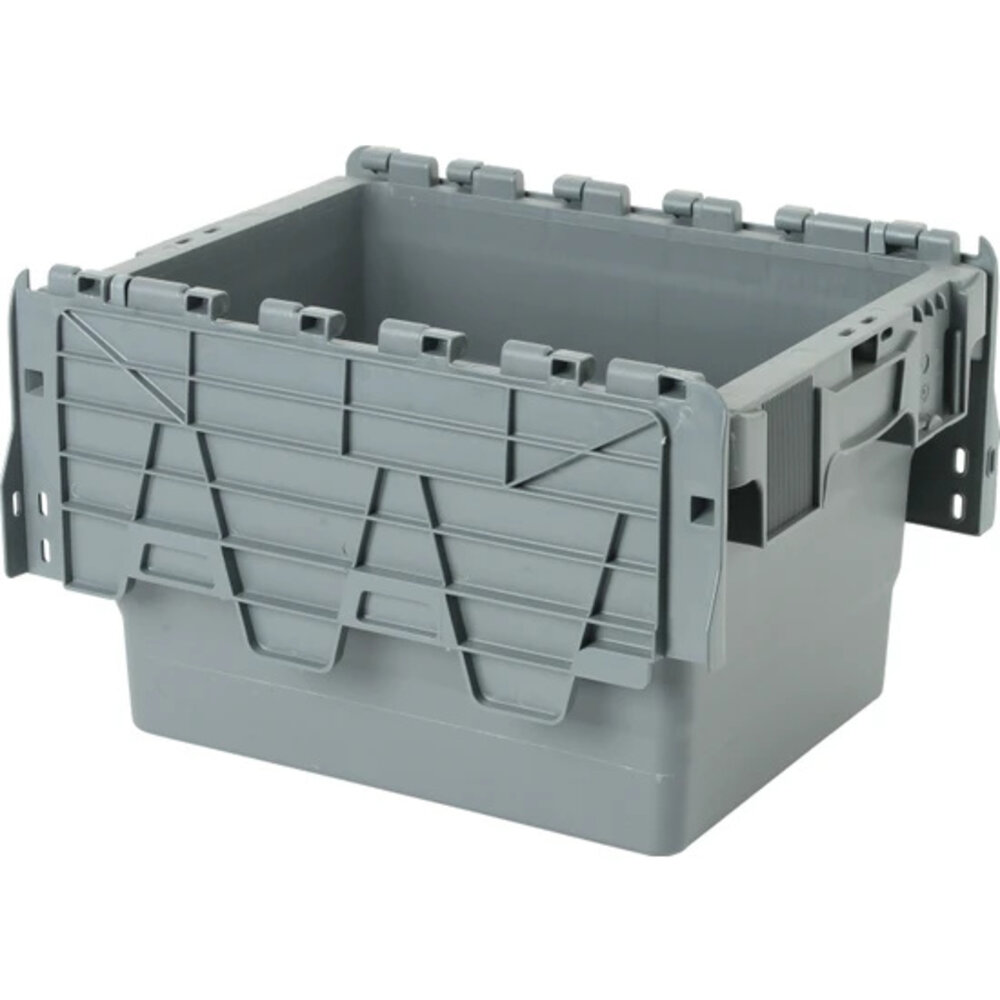 Distributiebak 400x300x250 mm Nestbaar Stapelbaar Grijs, Nieuw